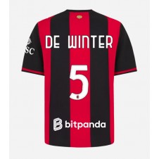 AC Milan Koni De Winter #5 Hemmatröja 2026-27 Korta ärmar